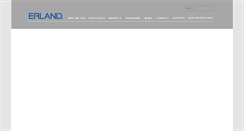 Desktop Screenshot of erland.com