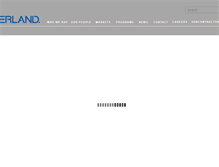 Tablet Screenshot of erland.com